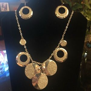 Necklace and earrings